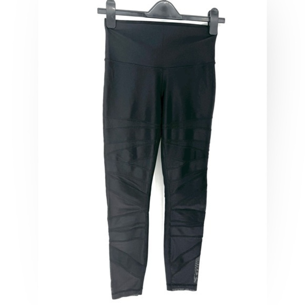 lululemon athletica bandage sheer patterned Black Leggings